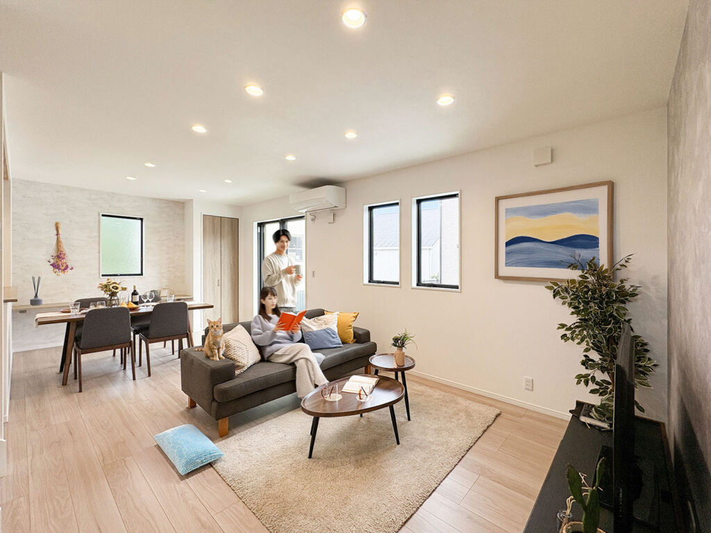 毎日を、もっと楽しく、もっと快適に。 寛ぎと暮らし心地にこだわった住まい。