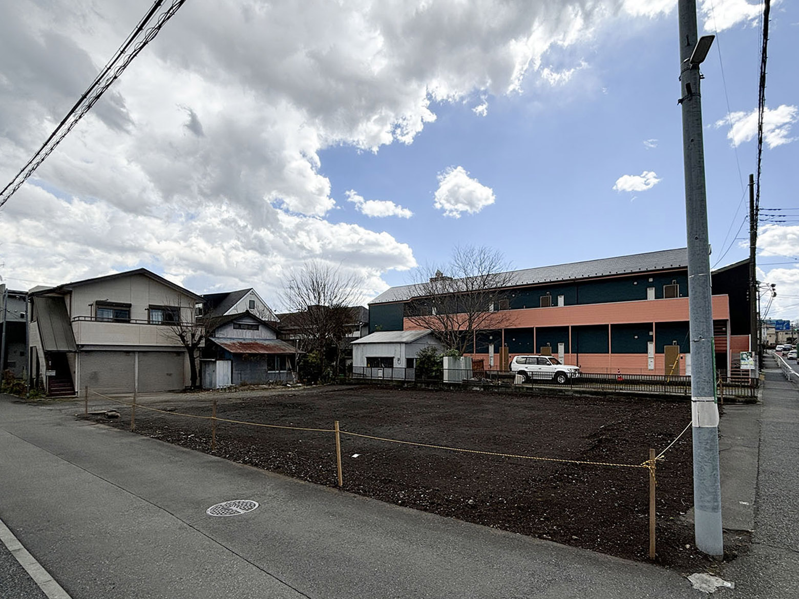 【橋本5丁目】事業用地・アパート用地にも最適なひろびろ土地面積352.94㎡(106.76坪)