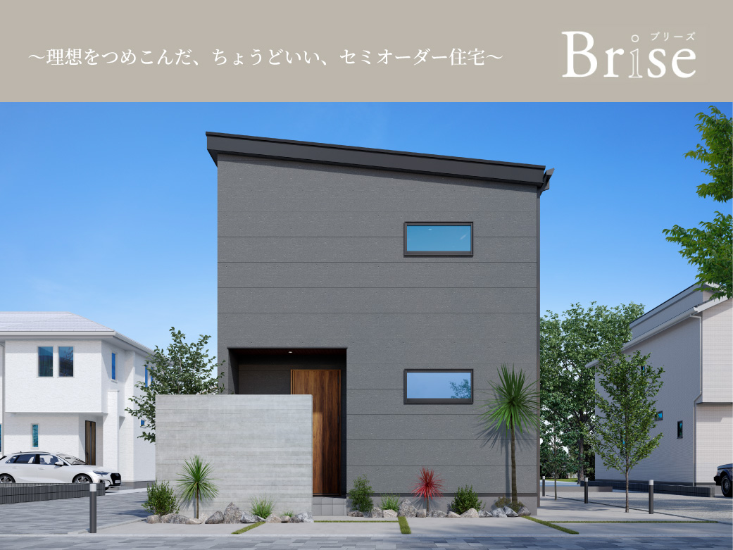 理想をつめこんだ、ちょうどいい、セミオーダー住宅　Brise