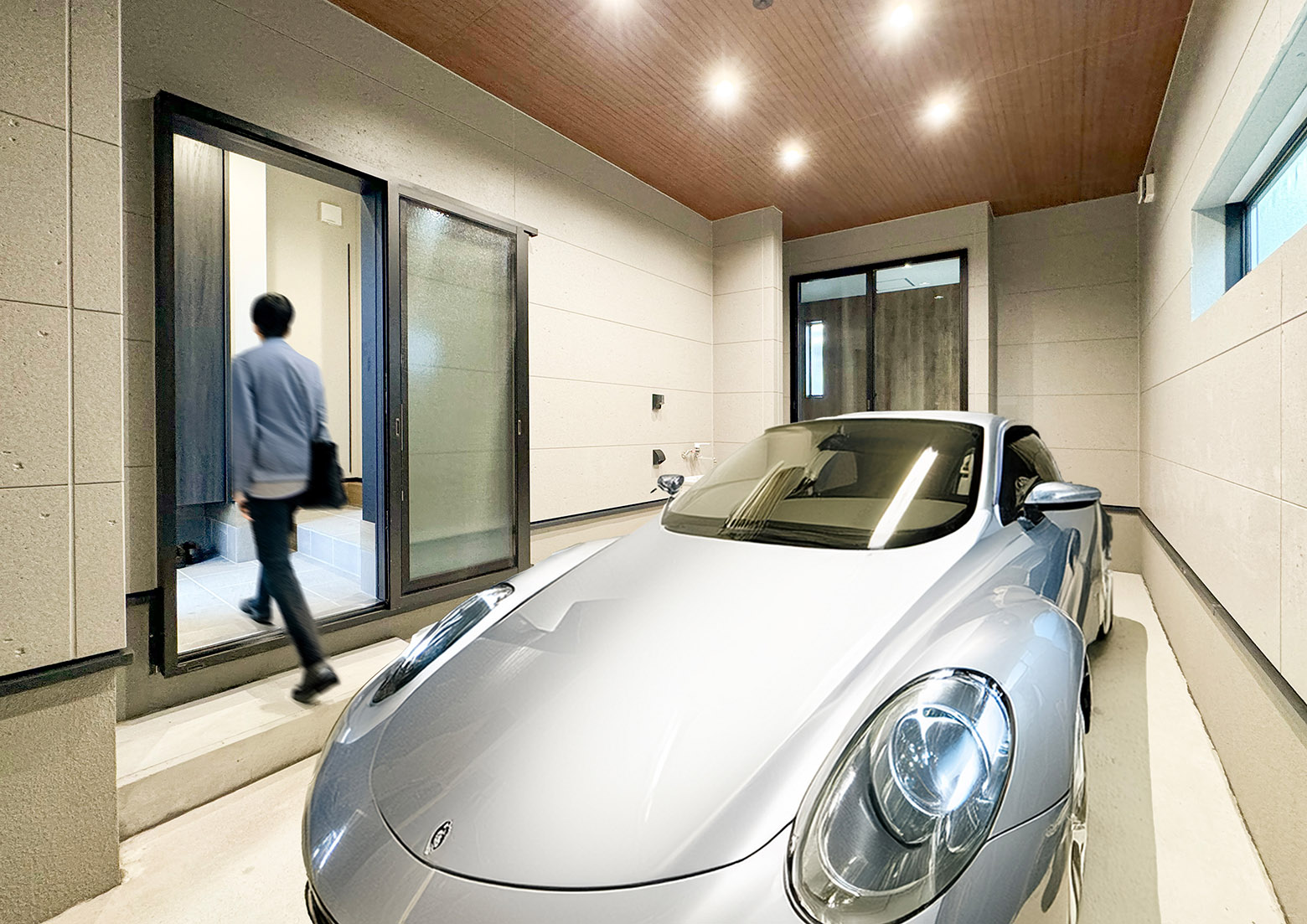 インナーガレージ　施工例