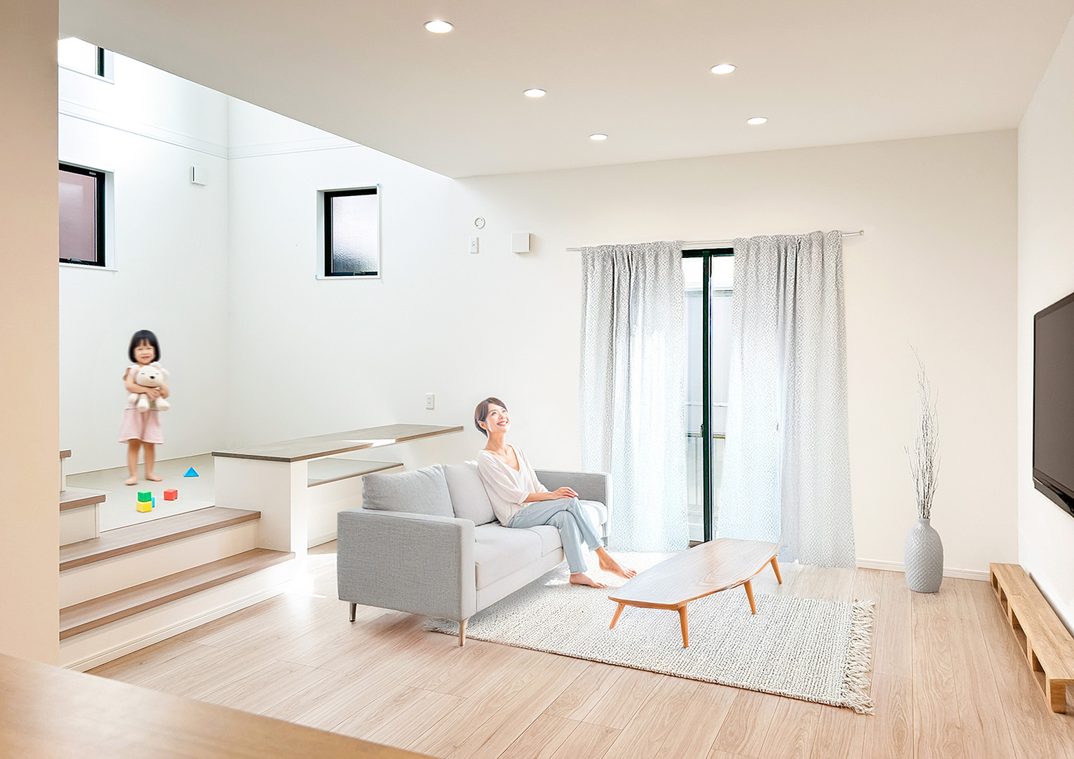 スキップフロア　施工例