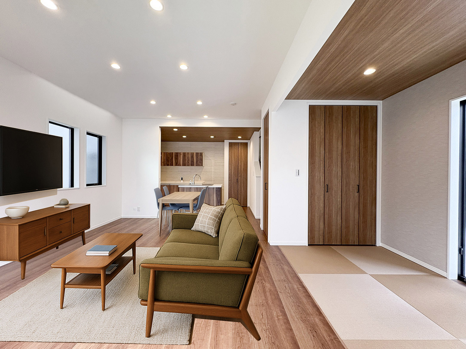 美都住販 続き間リビング 施工例