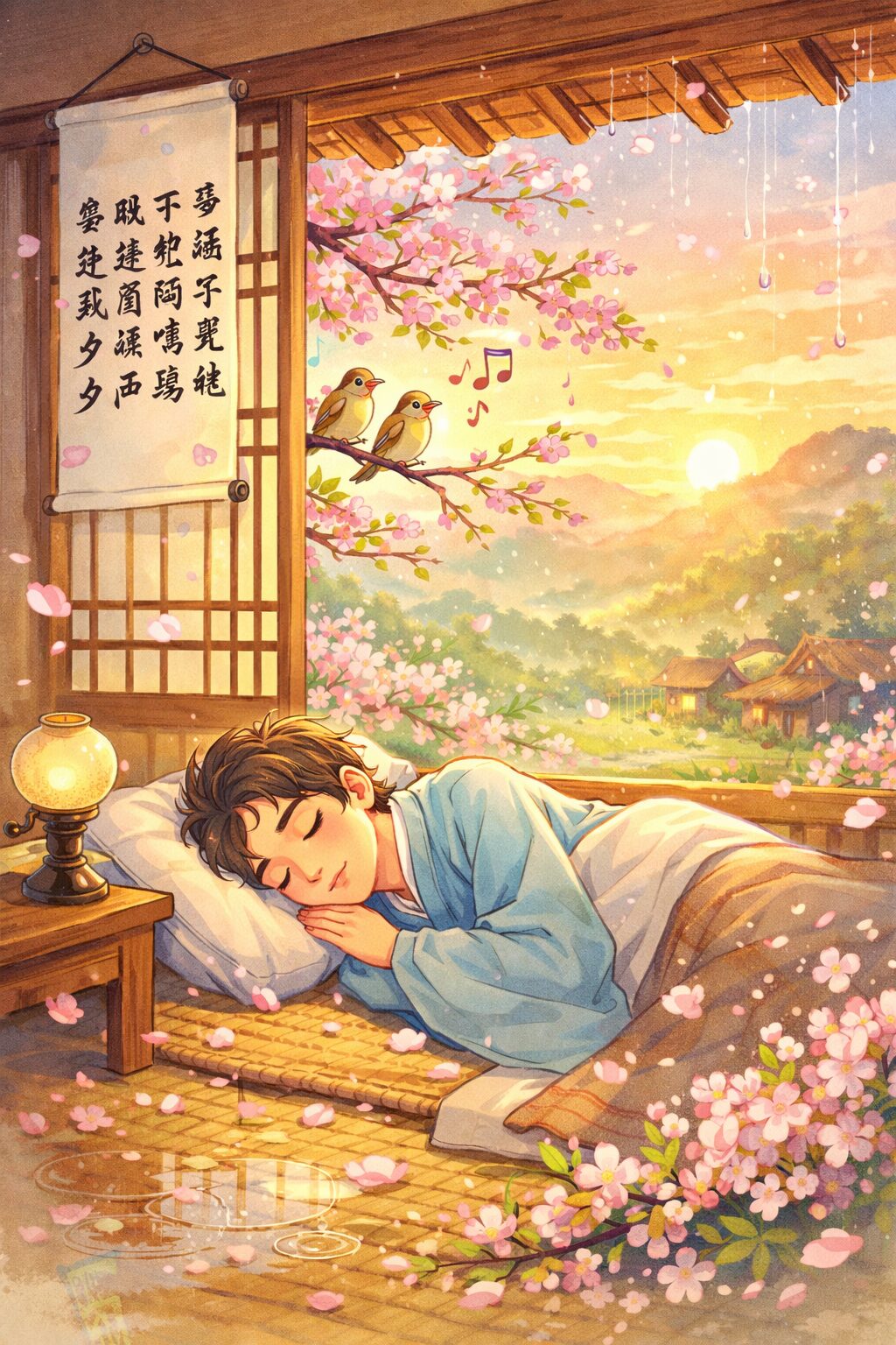 春眠暁を覚えず